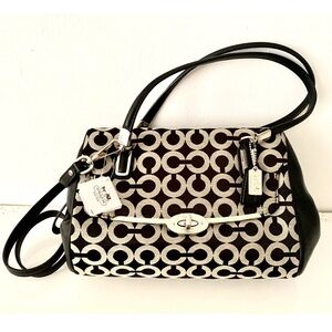 COACH 25638 Madison Medeline East West Satchel 2013 NWT